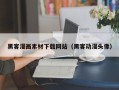 阿拉善盟黑客漫画素材下载网站（黑客动漫头像）